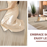 Ultra Soft Area Rug, Non Slip, Stain Resistant, Washable Area Rugs for Living Room, Bedroom, Chic Neutral Patterned Sophistication(Beige)