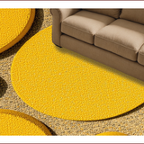 Ultra Soft Area Rug, Non Slip, Stain Resistant, Washable Area Rugs for Living Room, Bedroom, Bright Yellow Non-Shedding Entryway Accent Rug(Yellow)