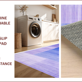 Ultra Soft Area Rug, Non Slip, Stain Resistant, Washable Area Rugs for Living Room, Bedroom, Soft Pastel Abstract Wave(Blue)