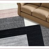 Ultra Soft Area Rug, Non Slip, Stain Resistant, Washable Area Rugs for Living Room, Bedroom, Abstract Line Modern(Gray)