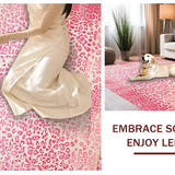 Luxurious Pink Ivory Wildlife Design(Pink)
