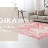 Elegant Pastel Distressed Motif(Pink)