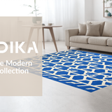 Contemporary Blue Tiled Arrangement(Blue)