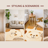 Lively Cartoonish Nature Theme(Beige)