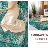 Distressed Floral Medallion Delight(Green)