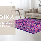 Exotic Geometric Color Symphony(Purple)