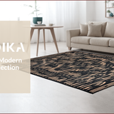 Modern Textured Black and Gray(Black)