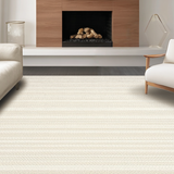 Ultra Soft Area Rug, Non Slip, Stain Resistant, Washable Area Rugs for Living Room, Bedroom, Elegant Earthy Bubble Weave(Beige)