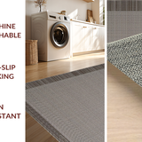 Inviting Cozy Neutral Geometric Look(Gray)