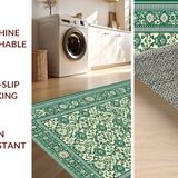 Striking Multihued Paisley Charm(Green)