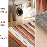 Ultra Soft Area Rug, Non Slip, Stain Resistant, Washable Area Rugs for Living Room, Bedroom, Stylish Reversible Color Splash(Brown)