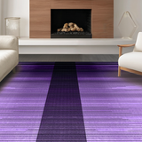 Ultra Soft Area Rug, Non Slip, Stain Resistant, Washable Area Rugs for Living Room, Bedroom, Striking Gradient Color Flow(Purple)