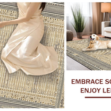 Stylish Transitional Ogee Layout(Beige)