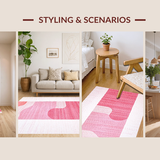 Charming Textured Modern Flair(Pink)