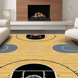 Ultra Soft Area Rug, Non Slip, Stain Resistant, Washable Area Rugs for Living Room, Bedroom, Sleek Contemporary Graphic Elements(Beige)