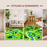 Educational Dino Exploration Motif(Green)