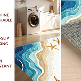 Contemporary Abstract Seaside Design(Beige)