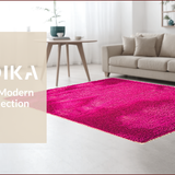Ultra Soft Area Rug, Non Slip, Stain Resistant, Washable Area Rugs for Living Room, Bedroom, Artistic Low Pile Kitchen Washable Carpet(Pink)