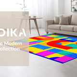 Lively Graphic Letter Arrangement(Blue)