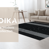 Elegant Shaggy Circular Aesthetic(Black)