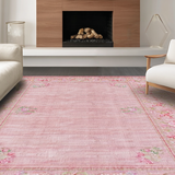 Ultra Soft Area Rug, Non Slip, Stain Resistant, Washable Area Rugs for Living Room, Bedroom, Elegant Pink Bow Design Carpet for Rooms Coquette Area Rug(Pink)