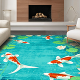 Colorful Nature Inspired Koi Design(Blue)