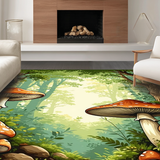 Vibrant Abstract Woodland Imagery(Green)