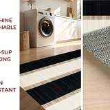 Vibrant Eclectic Horizontal Lines(Beige)