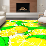 Vibrant Retro Geometric Delight(Yellow)