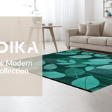 Contemporary Abstract with Blue Tones(Green)