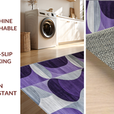 Ultra Soft Area Rug, Non Slip, Stain Resistant, Washable Area Rugs for Living Room, Bedroom, Vibrant Cozy Purple Hue(Purple)