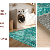 Chic Distressed Geometric Vibes(Green)