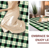 Charming Rustic Green Plaid Style(Green)