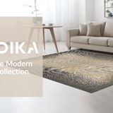 Ultra Soft Area Rug, Non Slip, Stain Resistant, Washable Area Rugs for Living Room, Bedroom, Chic Vintage Cowhide Composition(Beige)