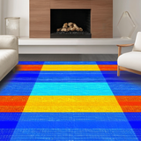 Cozy Retro Lattice Design(Blue)
