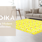 Charming Rustic Spring Garden Motif(Yellow)