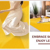 Ultra Soft Area Rug, Non Slip, Stain Resistant, Washable Area Rugs for Living Room, Bedroom, Abstract Yellow Gray Living Room Stain-Resistant Rug(Yellow)