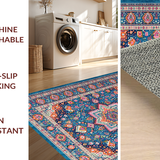 Eclectic Vintage Medallion Motif(Blue)