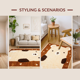 Elegant Cozy Plush Accent(Beige)