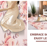 Ultra Soft Area Rug, Non Slip, Stain Resistant, Washable Area Rugs for Living Room, Bedroom, Contemporary Circular Plush Dreamscape(Pink)