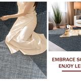 Ultra Soft Area Rug, Non Slip, Stain Resistant, Washable Area Rugs for Living Room, Bedroom, Geometric Bow Rug:  Black Decorative Carpet(Gray)