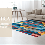 Ultra Soft Area Rug, Non Slip, Stain Resistant, Washable Area Rugs for Living Room, Bedroom, Kids Toy Car Play Rug(Blue)