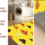 Ultra Soft Area Rug, Non Slip, Stain Resistant, Washable Area Rugs for Living Room, Bedroom, Charming Child-Friendly Decor Element(Yellow)