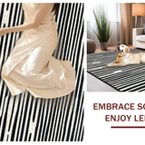 Artistic Zebra Print Aesthetic Charm(Black)