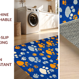 Cute Blue Feline Artistic Print(Blue)