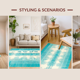 Chic Light Tones Abstract Composition(Blue)