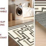 Cozy Neutral Toned Medallion Style(Beige)