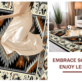 Bold Tribal Motifs with Earthy Tones(Black)