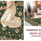 Contemporary Green Floral Theme(Black)