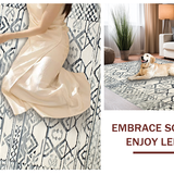 Contemporary Elegant Geometric Motif(Gray)